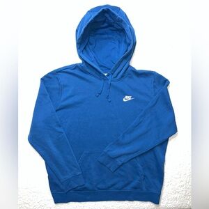 Nike Sportswear Club Fleece Blue Pullover Hoodie Mens XL